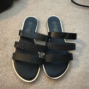 Black sandals